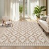 COZONY Farmhouse Floral Area Rug with Butterfly Print — Washable Low Non-Slip & Non-Shedding Soft Floor Mat for Living Room, Bedroom & Office - 2 of 4
