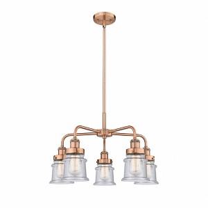 Canton - 5 Light Stem Hung Chandelier In Industrial Style-14.5 Inches Tall and 23.25 Inches Wide - 1 of 1