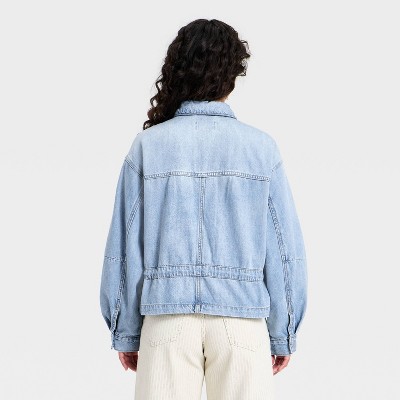 Women's Cinched Denim Jacket - Universal Thread