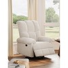 Manual Recliner Chair, Swivel Rocker Chair for Adults, Ergonomic High Back Silent Nursery Glider, Upholstered Fabric Reclining Sofa Chair - 2 of 4