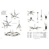 Elk Home Freeform 10 - Light Chandelier in  Dark Graphite - 3 of 3