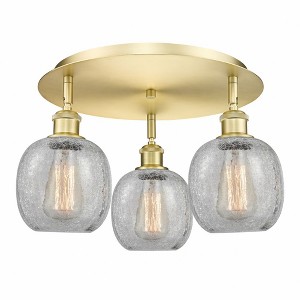 Belfast - 3 Light Flush Mount In Industrial Style-9.5 Inches Tall and 17.75 Inches Wide - 1 of 1