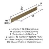Amerock Ladera Backplate for Cabinet Knobs and Pulls - 3 of 4