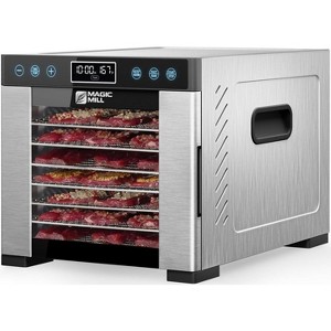 Magic Mill 7-Tray Stainless Steel Food, Herb, Fruit & Jerky Dehydrator Machine - 1 of 4