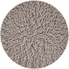 Unique Loom Felt Ball Collection Area Rug - Cloud - 2 of 4