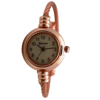 Olivia Pratt Thin Swirl Delicate Bangle Women Watch