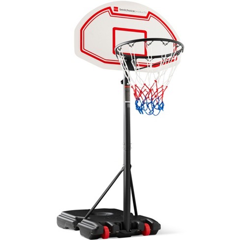Best Choice Products Kids Height-adjustable Basketball Hoop, Portable  Backboard System W/ 2 Wheels : Target