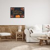 Stupell Industries Autumn Blessings Fall Leaves Pumpkin Black Framed Giclee Art - 2 of 4