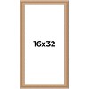 PosterPalooza | Panoramic Weathered Yellow Picture Frame - UV Acrylic, Foam Board Backing, Hanging Hardware - 2 of 4