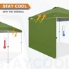 EAGLE PEAK Pop Up Canopy Tent with 1 Sidewall, Easy Setup Event Tent - 3 of 4