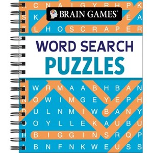 Brain Games - Word Search Puzzles (Brights) - by  Publications International Ltd & Brain Games (Spiral Bound) - 1 of 1