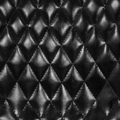 Black Diamond Quilted Metal Side Chair Set