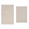 Classy Bathmat Collection Cotton Tufted Set of 2 Bath Rug Set - Home Weavers - 2 of 4