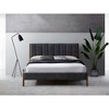 Omax Decor,Exton Upholstered Platform Queen Bed in Dark Gray Fabric - 3 of 4
