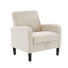 Hyleory Corduroy Upholstered Armchair with Hidden Storage, Modern Lounge Accent Chair - 2 of 4