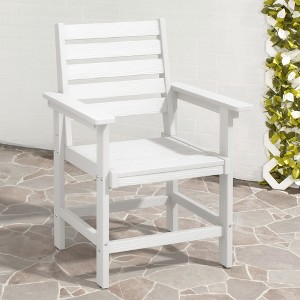 Arceso 18'' HDPS Outdoor Dining Chair, Patio Chair with Armrest for Backyard - 1 of 4