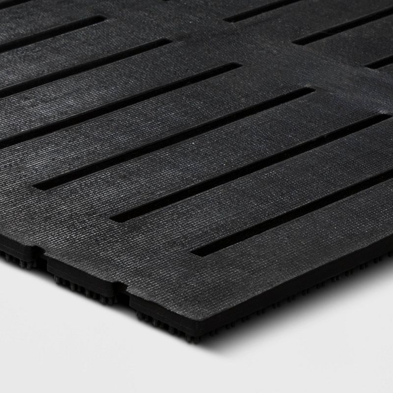 1&#39;6&#34;x2&#39;6&#34; Rubber Bristle Boot Scrapping Doormat - Threshold&#8482;, 5 of 6