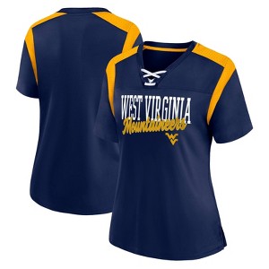 NCAA West Virginia Mountaineers Women's Jersey T-Shirt - 1 of 3
