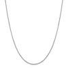 Black Bow Jewelry 1.7mm 14k White Gold Solid Flat Cable Chain Necklace - 3 of 4