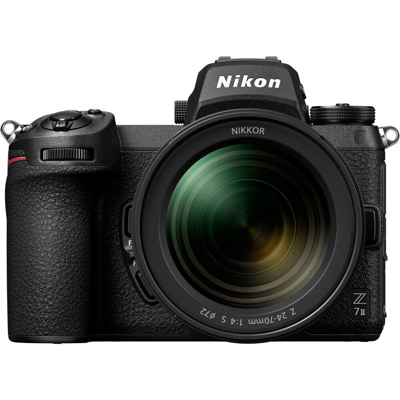 Nikon Z 7II Mirrorless Digital Camera 45.7MP with 24-70mm f/4 Lens (1656) + 64GB XQD Card + EN-EL15c Battery + Corel Photo Software + Case + HDMI, 2 of 5