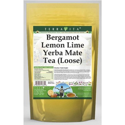 TerraVita Bergamot Lemon Lime Yerba Mate Tea (Loose) (8 oz, ZIN: 547120, 3-Pack)