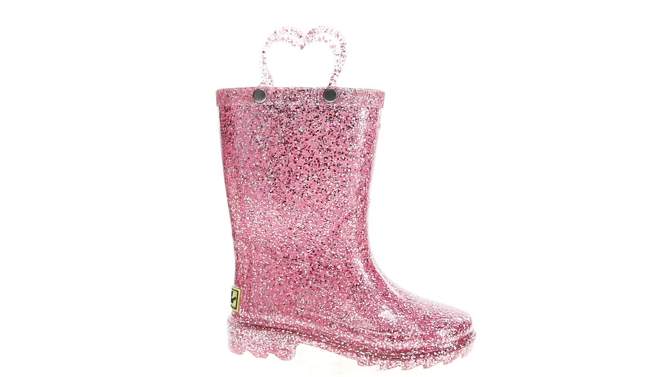 Western Chief Toddler Abby Glitter Rain Boots, 2 of 5, play video