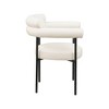 Meridian Furniture,Blake Vegan Leather Dining Chair, Set of 2 - 3 of 4