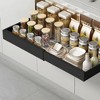 Expandable Pull Out Cabinet Organizer, 16.5" Deep Expandable(12.59"-20.47") Slide Out Drawers, Expandable Cabinet Pull Out Shelves, 3 rails, white - 4 of 4