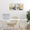 Stupell Industries Abstract Sunshine Florals 2pc Framed Giclee Art Set - 2 of 4