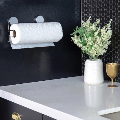 Stainless Steel Magnetic Paper Towel Holder with Strong Magnets