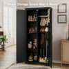 72"H Storage Cabinet with Adjustable Shelves, Large Pantry Organizer - 3 of 4