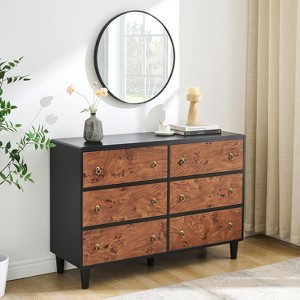 coucheta 6/7 Drawers Dresser for Bedroom, Wood Chest of Drawers with Metal Handles, Heavy-Duty TV Stand for Living Room, Hallway - 1 of 4