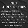 Womens The Auntie Code T shirt Funny Gift for Aunt Sarcastic Novelty Graphic Tee - Crazy Dog Women's T Shirt - 2 of 4