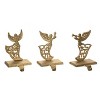 Transpac Cast Iron Angel Stocking Holder Set of 3 Christmas Home Decorations - 2 of 3