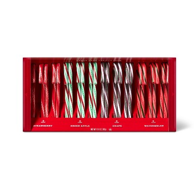 Holiday Fruity Candy Canes - 11.4oz/24ct - Wondershop™