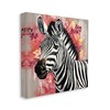 Stupell Industries Zebra with Pink Flowers Canvas Wall Art - 3 of 4
