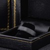 Jewelry Avalanche 6mm Black & Blue Tungsten Ring Men Women Wedding Band, Beveled Edge, Comfort-fit - 4 of 4