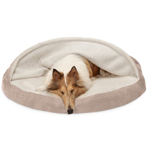 Furhaven Faux Sheepskin Snuggery Orthopedic Pet Dog Bed 44