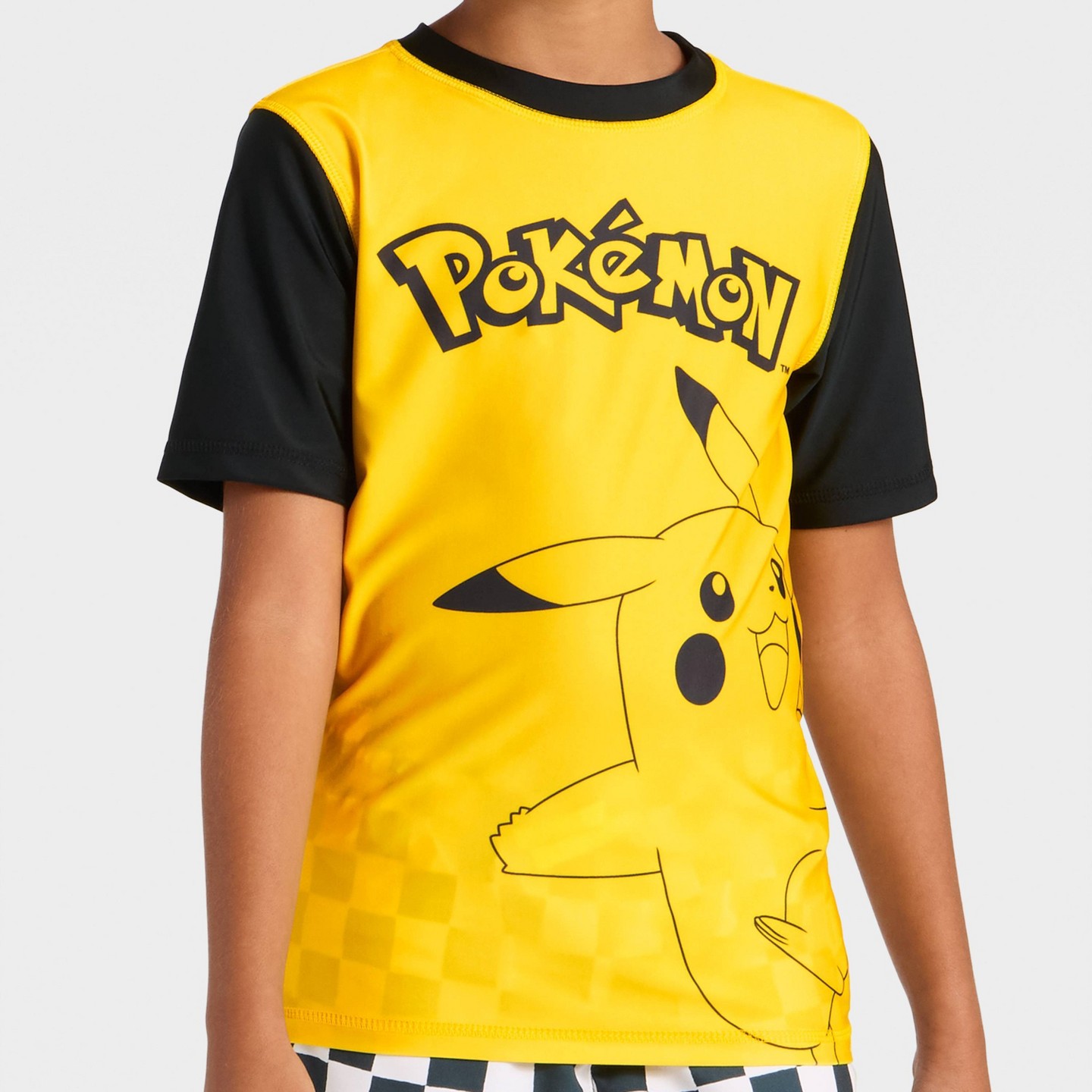 Рашгард для детей — Pokemon, цвет: Жёлтый — фото 2