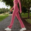 Anna-Kaci Active Women's High Waist Flare Leggings with Stretch Fit - 3 of 4