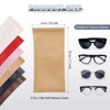 Unique Bargains PU Leather Portable Squeeze Top Soft Eyeglass Cases 4 Pcs 3.5" x 7.1" - 2 of 4
