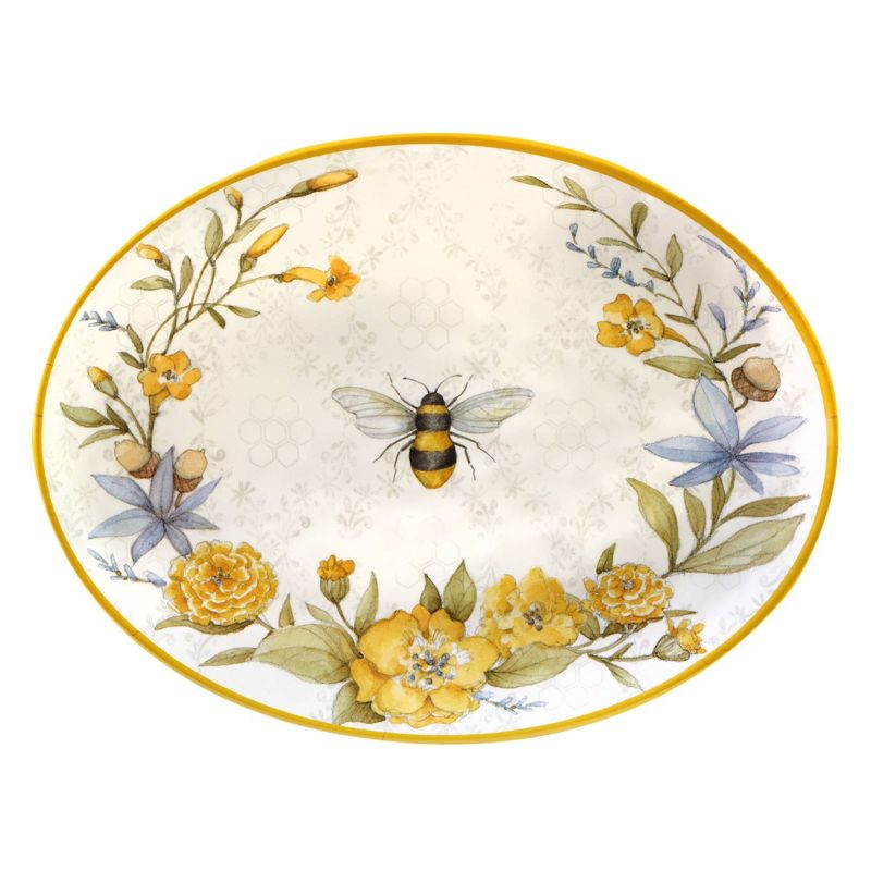 2pc Bee Sweet Platter Set - Certified International, 3 of 6
