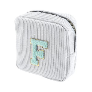 Unique Bargains Letter F Pattern Makeup Bag 1 Pc - 1 of 4