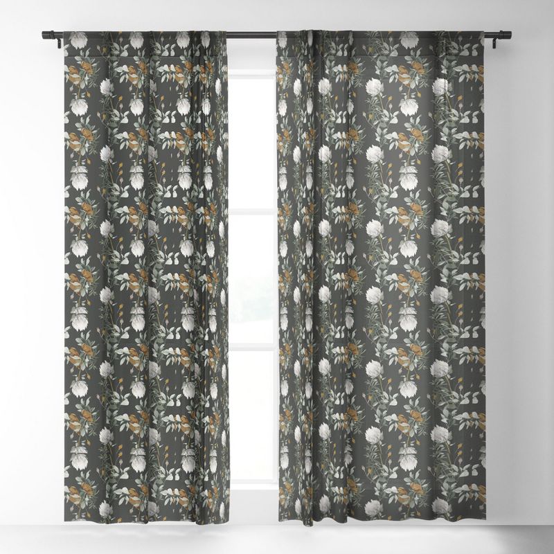 Iveta Abolina Helaine Night Single Panel Sheer Window Curtain - Deny Designs, 2 of 7