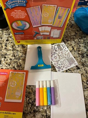 Creativity For Kids 25pc Dragon Squeegeez Magic Reveal Art Kit : Target
