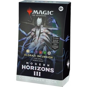 MAGIC THE GATHERING Magic: The Gathering Modern Horizons 3 Commander Deck – Eldrazi Incursion (100-Card Deck, 2-Card Collector Booster Sample Pack + - 1 of 2