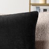 PAVILIA Set of 2 Throw Pillow Covers, Decorative Velvet Square Cushion Cases for Bed Sofa Couch Bedroom Living Room - 3 of 4