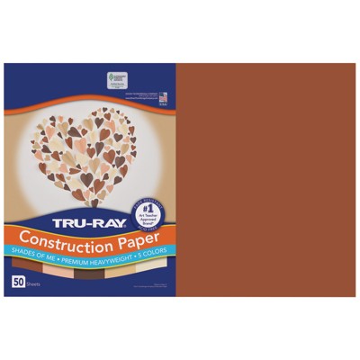 Tru-Ray SHADES OF ME ASSORTED COLORS, 12" X 18", 50 SHEETS (Pack of 2)