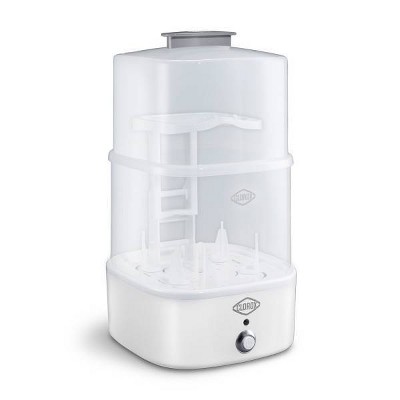 Clorox 2 Tier Steam Sanitizer 86900: Plastic Sterilization Device, White, 3-Year Warranty, Cleaning Tool Accessory