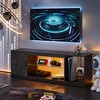 Bestier 58'' Gaming Entertainment Center LED TV Stand with Cabinet for 65'' TV-Black - 2 of 4